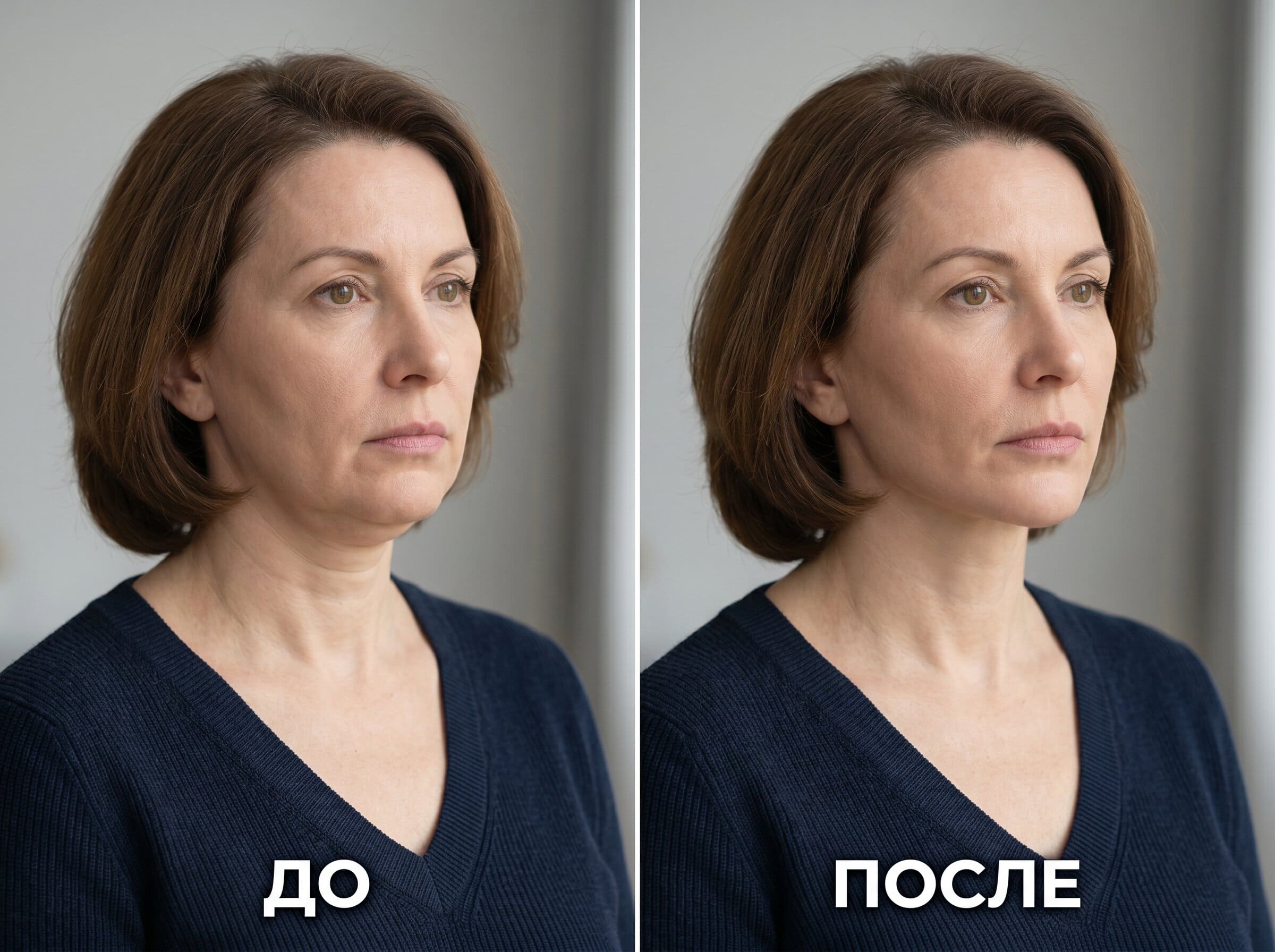 Как убрать второй подбородок